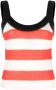 Sunnei Gestreepte tanktop Wit - Thumbnail 1