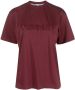 Sunnei T-shirt met geborduurd logo Rood - Thumbnail 1