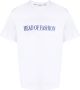 Sunnei T-shirt met logopatch Wit - Thumbnail 1