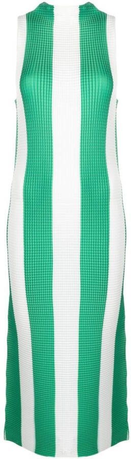 Sunnei Midi-jurk met print Groen