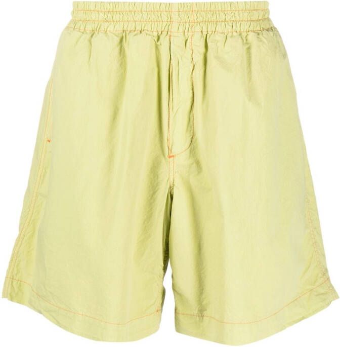 Sunnei Shorts met elastische tailleband Groen