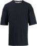 Sunnei T-shirt met logo-reliëf Blauw - Thumbnail 1