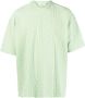 Sunnei T-shirt met monogram-reliëf Groen - Thumbnail 1