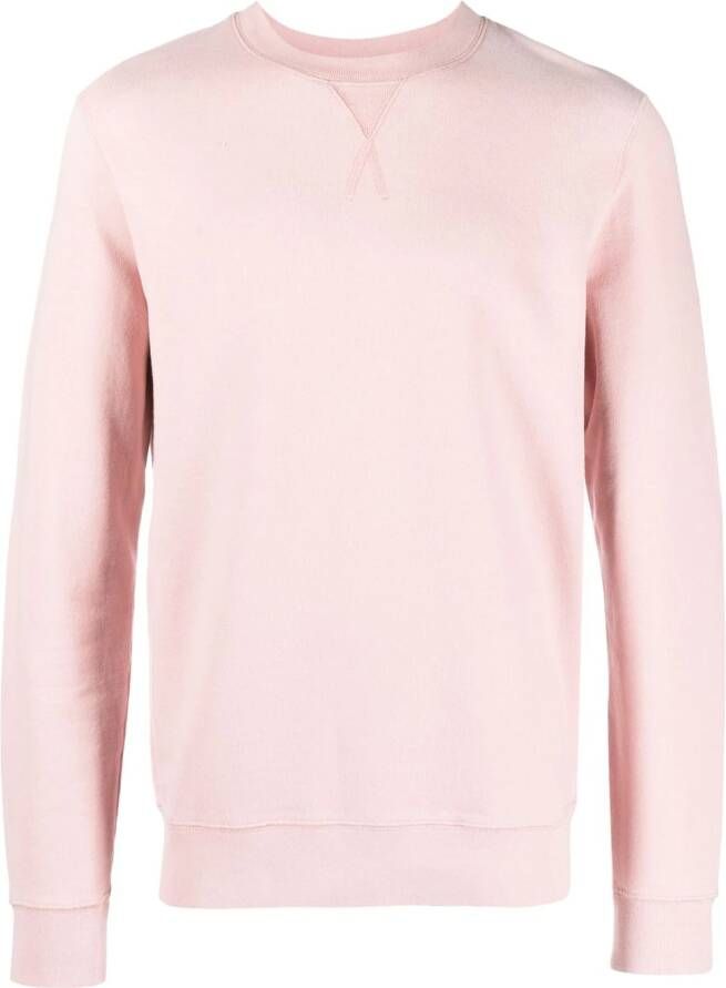 Sunspel Katoenen sweater Roze