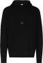 Sunspel Hoodie met trekkoord Zwart - Thumbnail 1