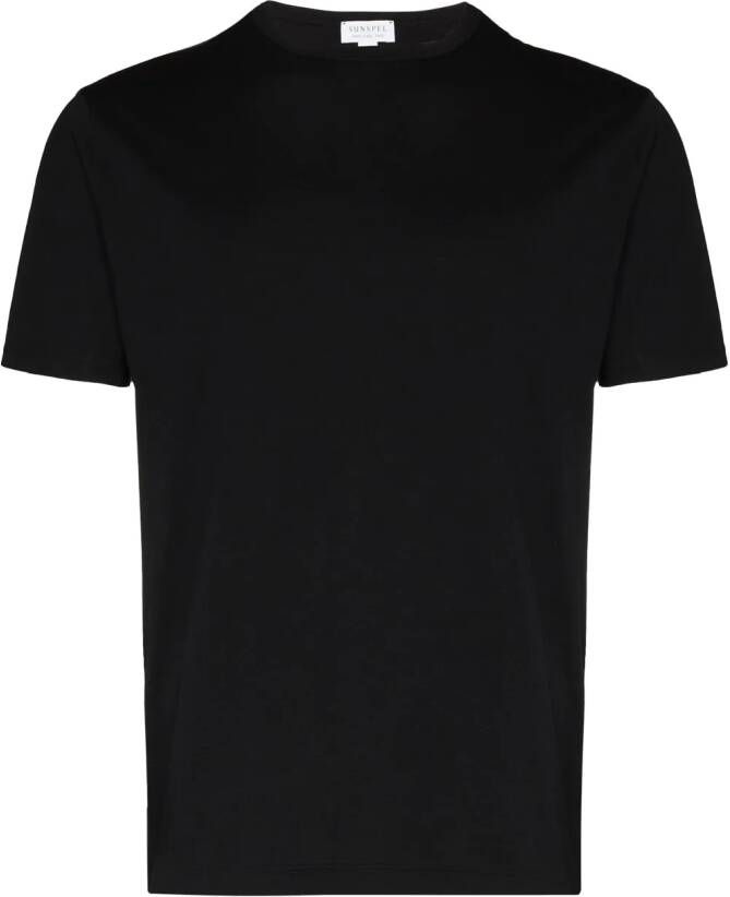Sunspel Klassiek T-shirt Zwart