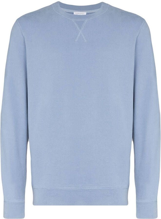 Sunspel Sweater Blauw