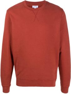 Sunspel Sweater met ronde hals Rood