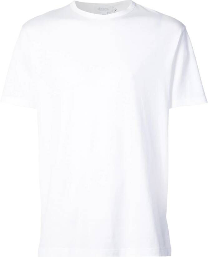 Sunspel T-shirt met ronde hals Bruin