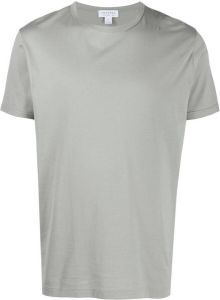 Sunspel T-shirt met ronde hals Grijs