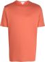 Sunspel T-shirt met ronde hals Oranje - Thumbnail 1
