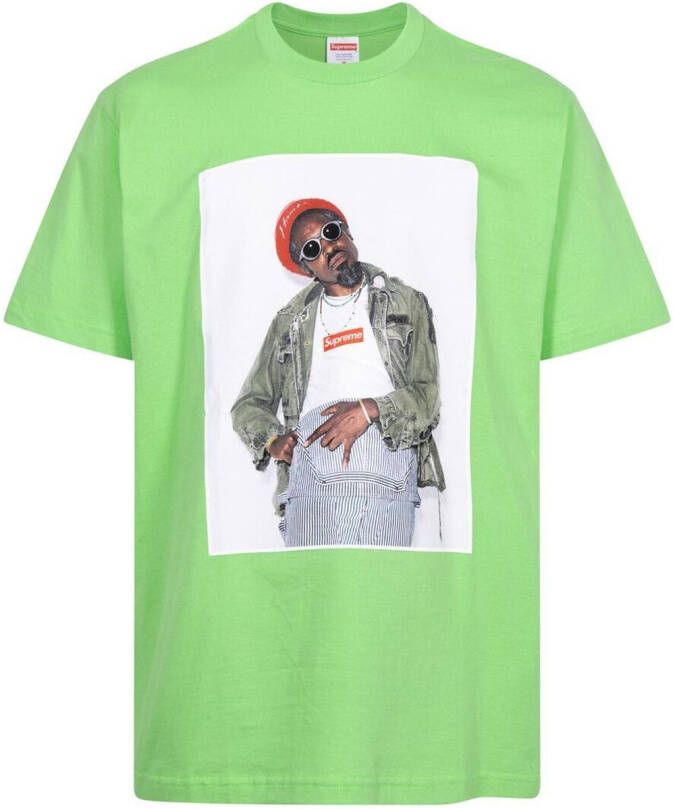 Supreme T-shirt met grafische print Groen