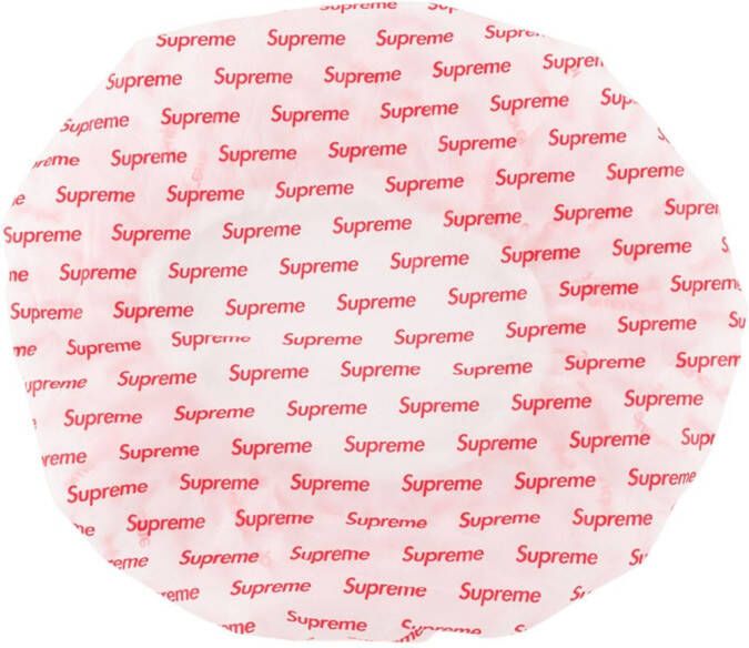 Supreme Badmuts met logoprint Wit