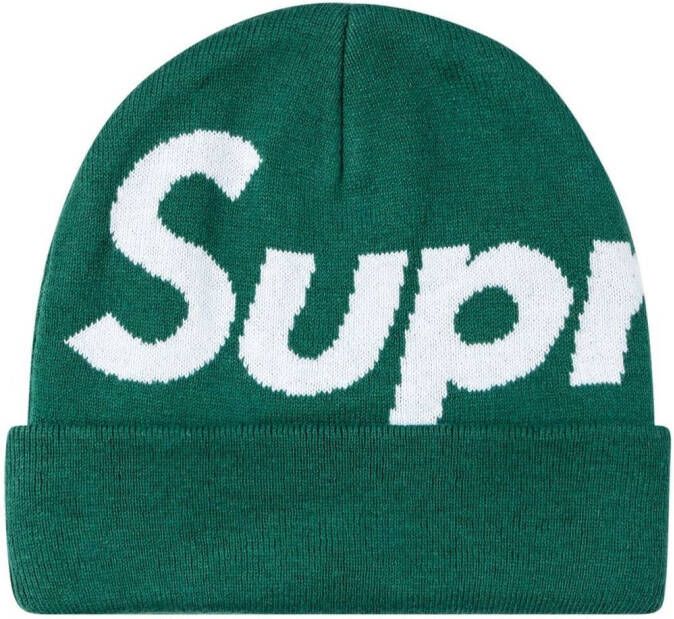 Supreme Muts met logo Groen