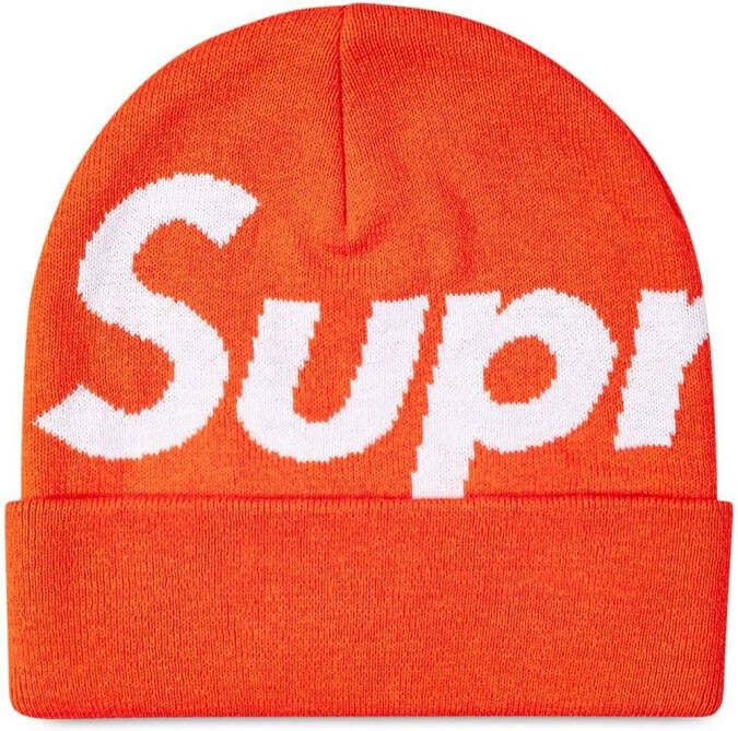 Supreme Muts met logo Oranje