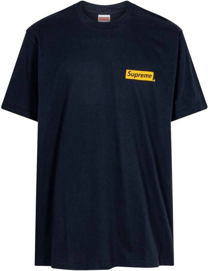 Supreme T-shirt met print Blauw