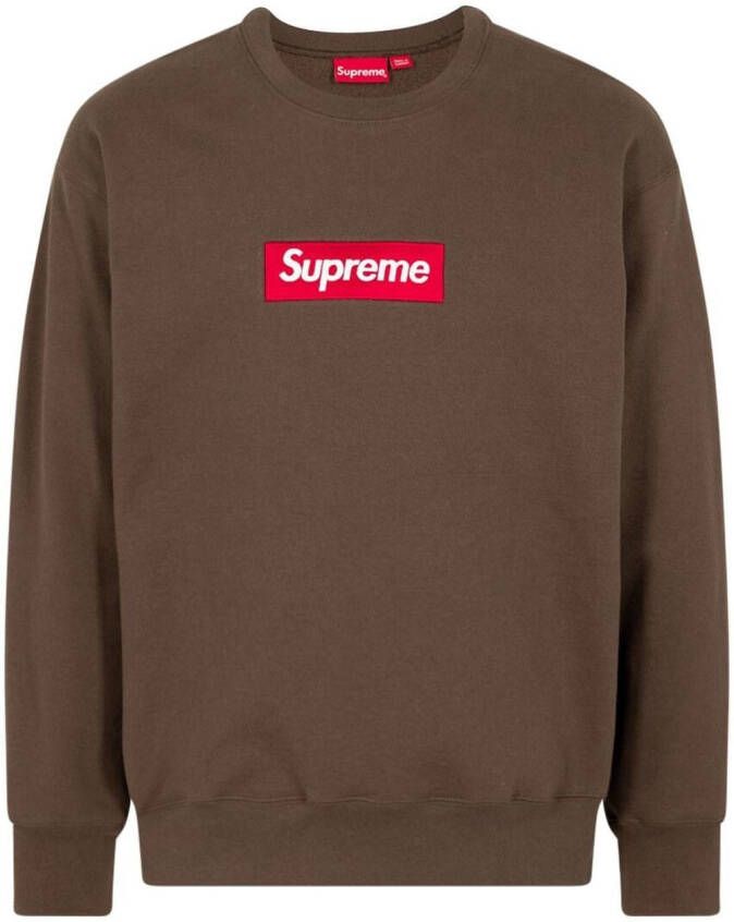 Supreme Sweater met logo Bruin