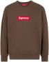 Supreme Sweater met logo Bruin - Thumbnail 1