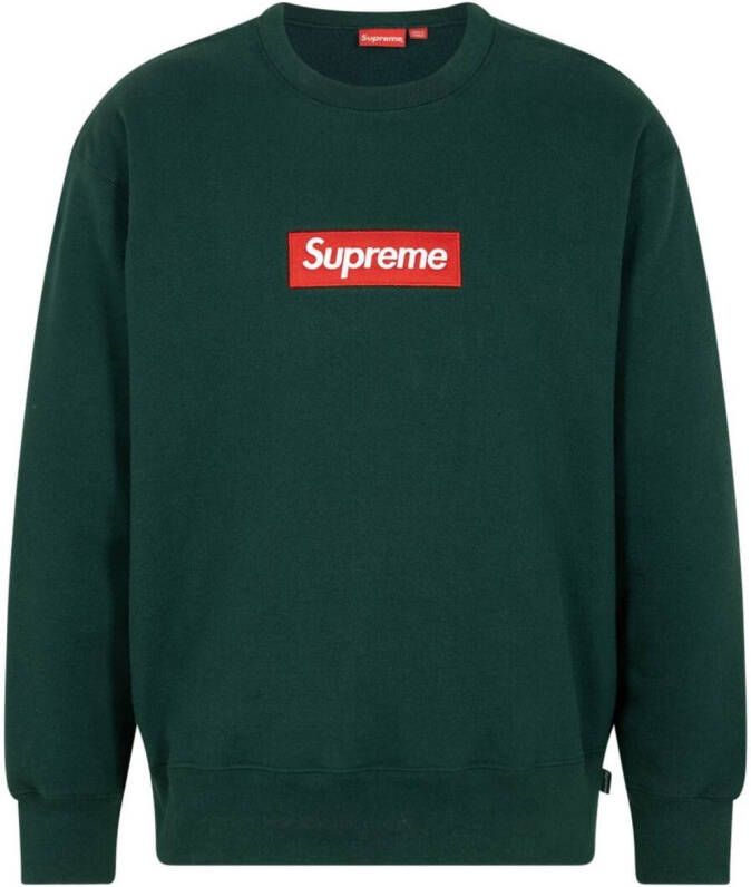 Supreme Sweater met logo Groen