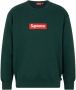 Supreme Sweater met logo Groen - Thumbnail 1