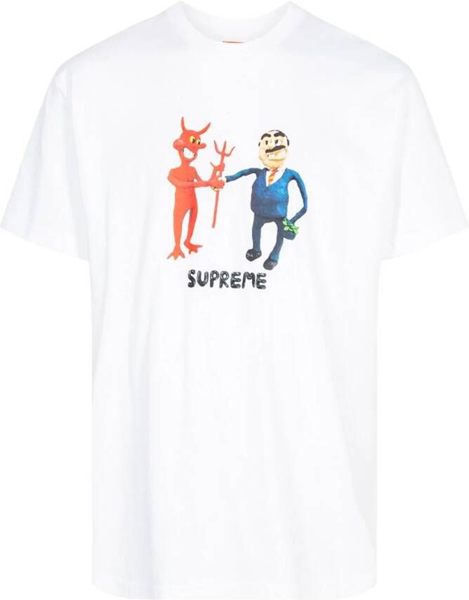 Supreme Business T-shirt Wit