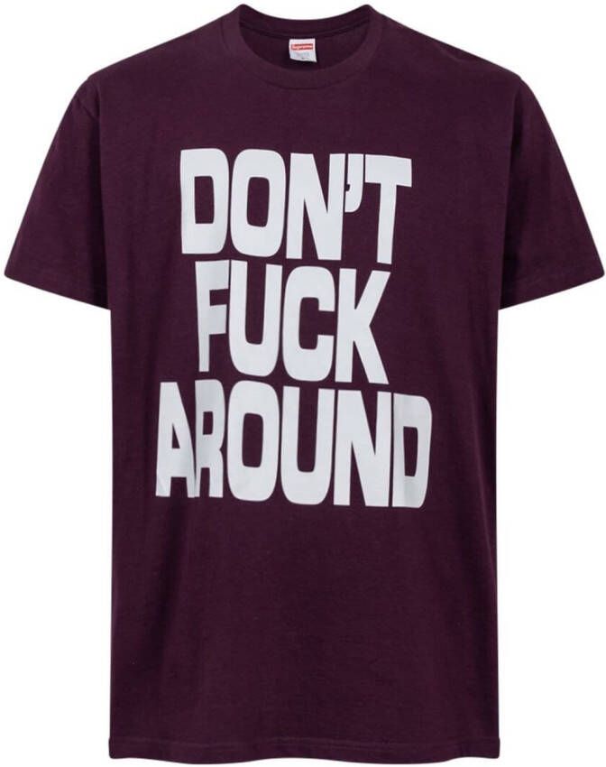 Supreme T-shirt met tekst Zwart