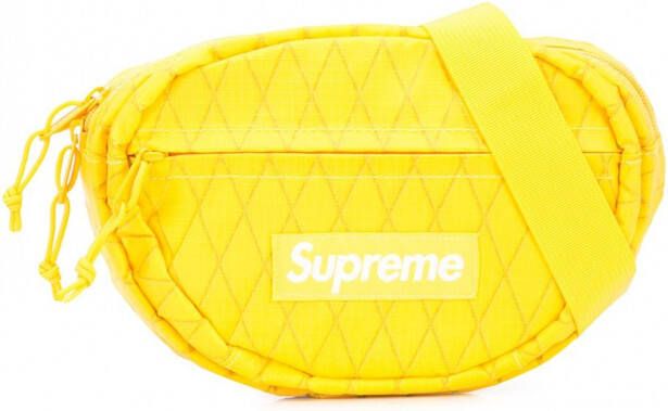 Supreme Heuptas met logoprint Geel