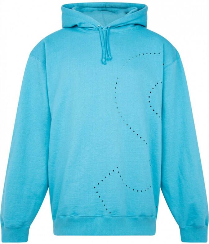 Supreme Hoodie met logo Blauw