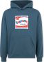 Supreme Hoodie met print Blauw - Thumbnail 1