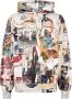Supreme Hoodie met print Wit - Thumbnail 1