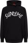 Supreme Hoodie met print Zwart - Thumbnail 1