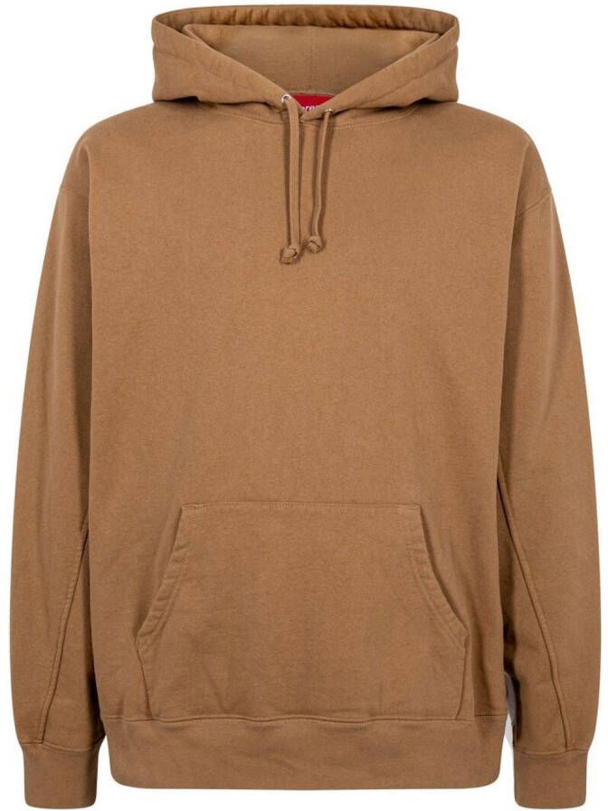 Supreme Hoodie met vlakken Bruin