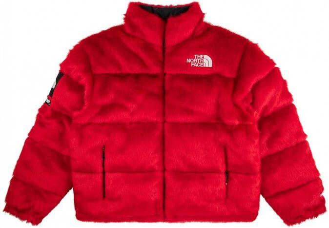 Supreme Jack met imitatiebont Rood