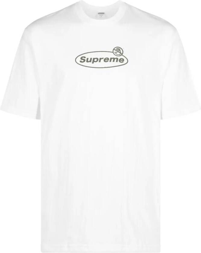 Supreme Katoenen T-shirt Wit