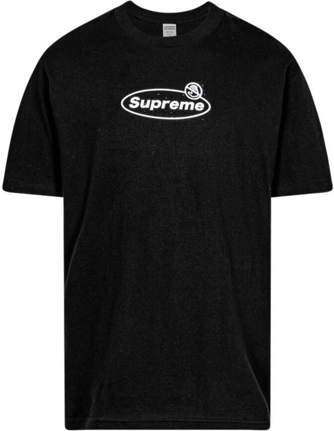 Supreme Katoenen T-shirt Zwart