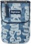 Supreme Buidel met logo jacquard Blauw - Thumbnail 1