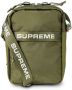Supreme Schoudertas met logoprint Groen - Thumbnail 1