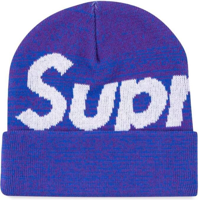 Supreme Muts met logo Blauw