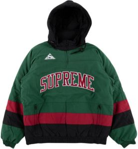Supreme Puffy Hockey pullover jacket Groen