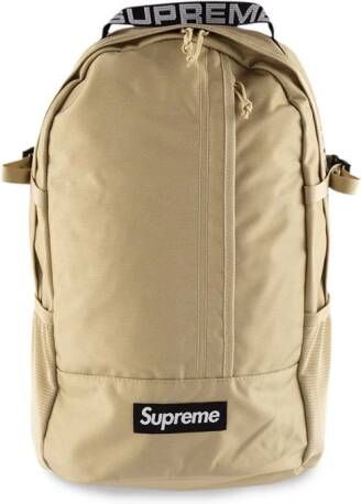 Supreme Rugzak met logo Beige