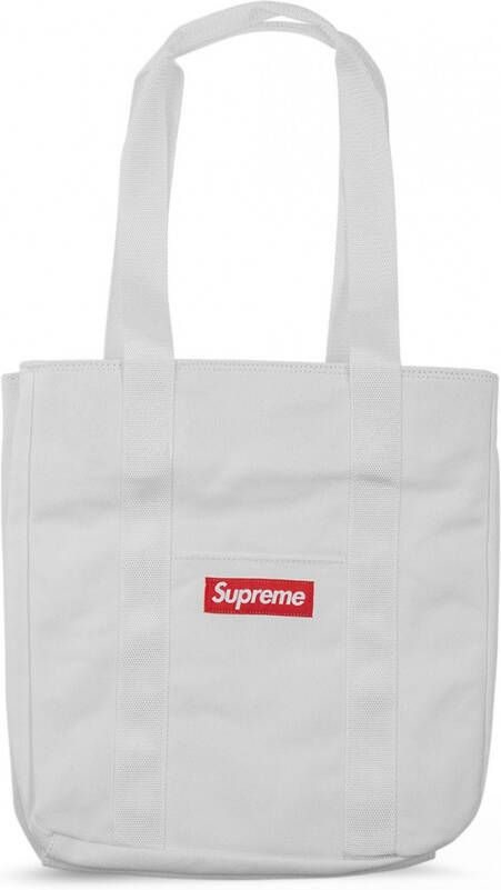 Supreme Shopper met logo Wit