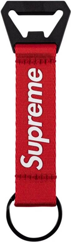 Supreme Sleutelhanger met flessenopener Rood