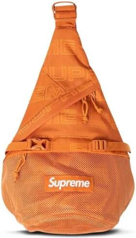 Supreme Sling schoudertas met logoprint Oranje