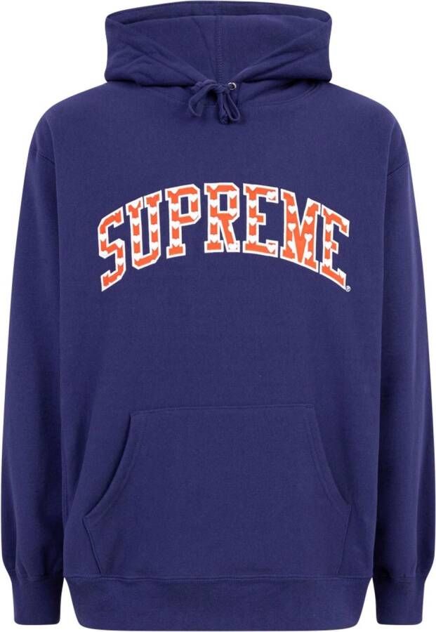 Supreme "SS21 hoodie met print" Blauw