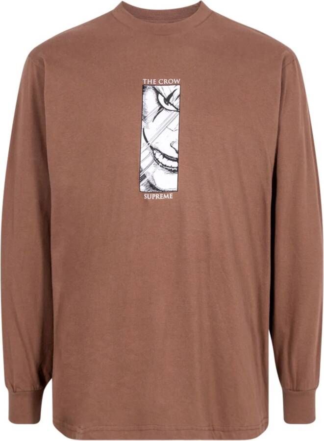 Supreme Sweater met print Bruin