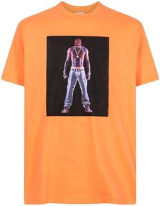 Supreme T-shirt met hologram Oranje