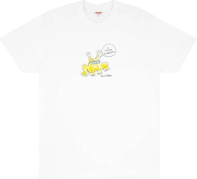 Supreme T-shirt met kikkerprint Wit