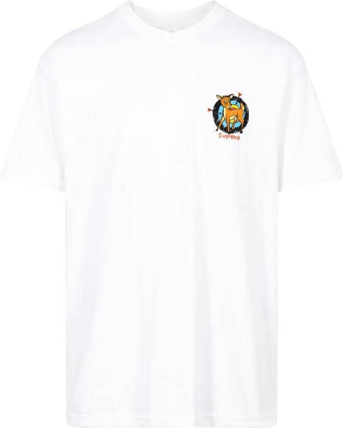 Supreme T-shirt met korte mouwen Wit