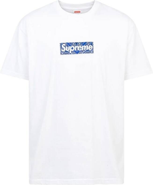 Supreme T-shirt met logo Wit