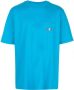 Supreme T-shirt met opgestikte zak Blauw - Thumbnail 1
